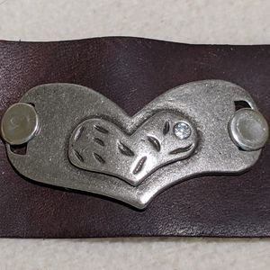 Handmade leather bracelet